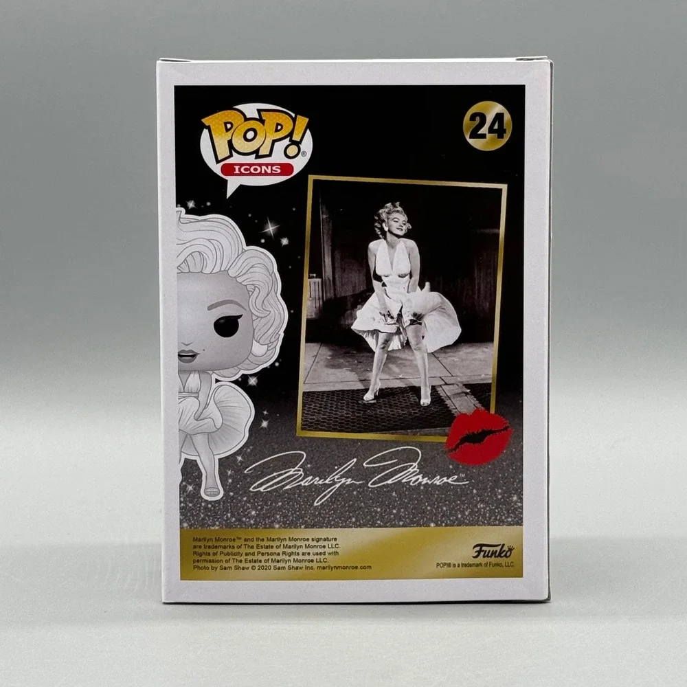 Funko Pop! #24 Marilyn Monroe Black & White EE Exclusive w/ Protector *Vaulted*